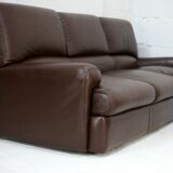 3-seater sofa and leather armchair, Steiner, France, circa 1970