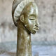 Large african sculpture in steatite stone signed lewanga – art