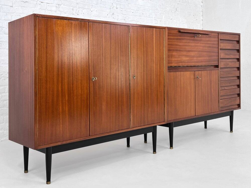 Set of sideboards by Jos de Mey for Van den Berghe-Pauvers, 1950s