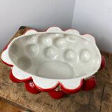 Cherry soup tureen barbotine