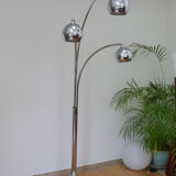 Floor lamp vintage Italian Goffredo Reggiani 1970 "Muguet"