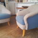 Canapé danois années 50 avec son fauteuil