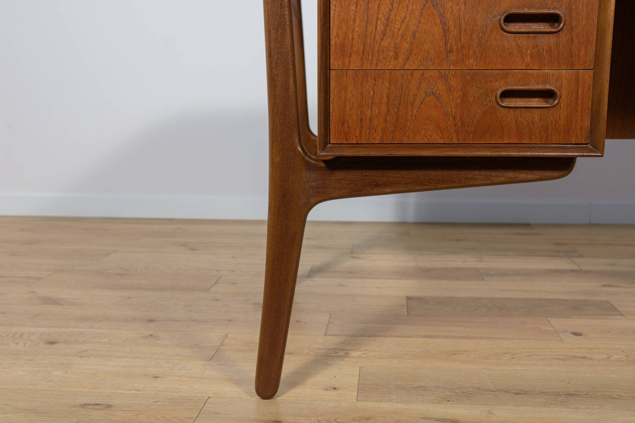 Teak Desk by Svend Åge Madsen for H.P. Hansen, 1960s