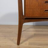 Teak Desk by Svend Åge Madsen for H.P. Hansen, 1960s