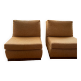 Paire de fauteuils vintage