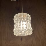 Vintage glass pendant lamp