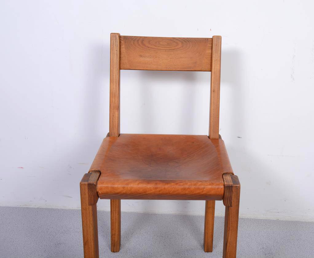 1 “S24” chair by Pierre Chapo 1967