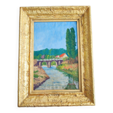 Tableau paysage francais