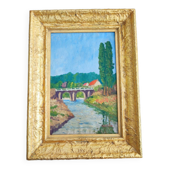 Tableau paysage francais