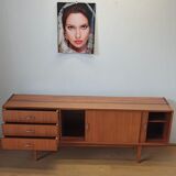 Modernist long sideboard of the 1970s