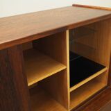 Buffet haut en palissandre, design danois, années 1960, designer : Johannes Andersen, fabrication : Skaaning Furnitu