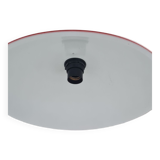 Enamelled sheet metal pendant light