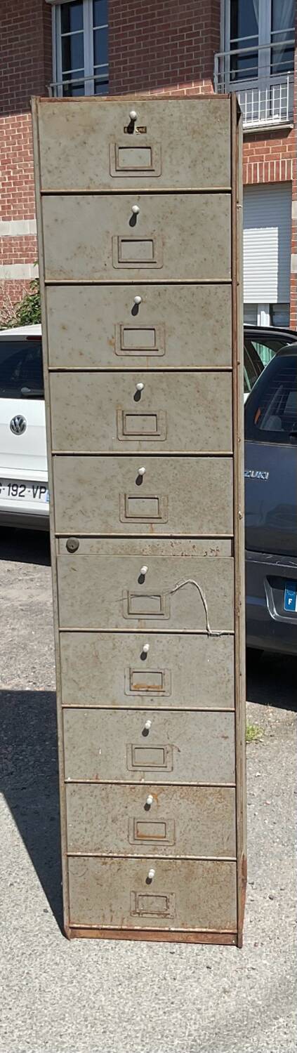 50s Bauche wardrobe with flaps
