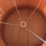 Pair of vintage 1950 orange lampshades