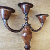 Pair of candlesticks in bronze