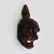 Old Japanese mask in polychrome wood. 70s 80s