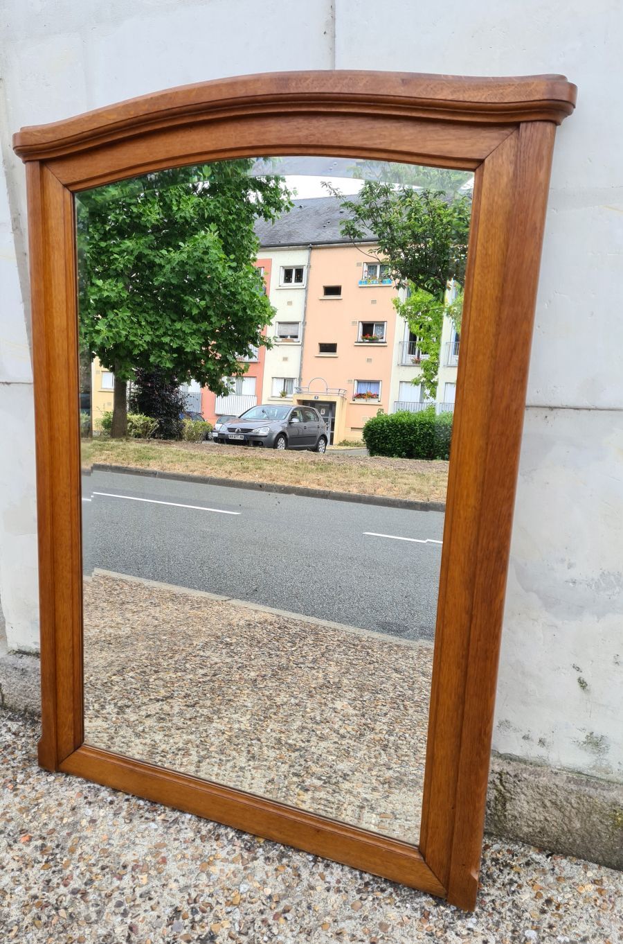 Wooden mirror