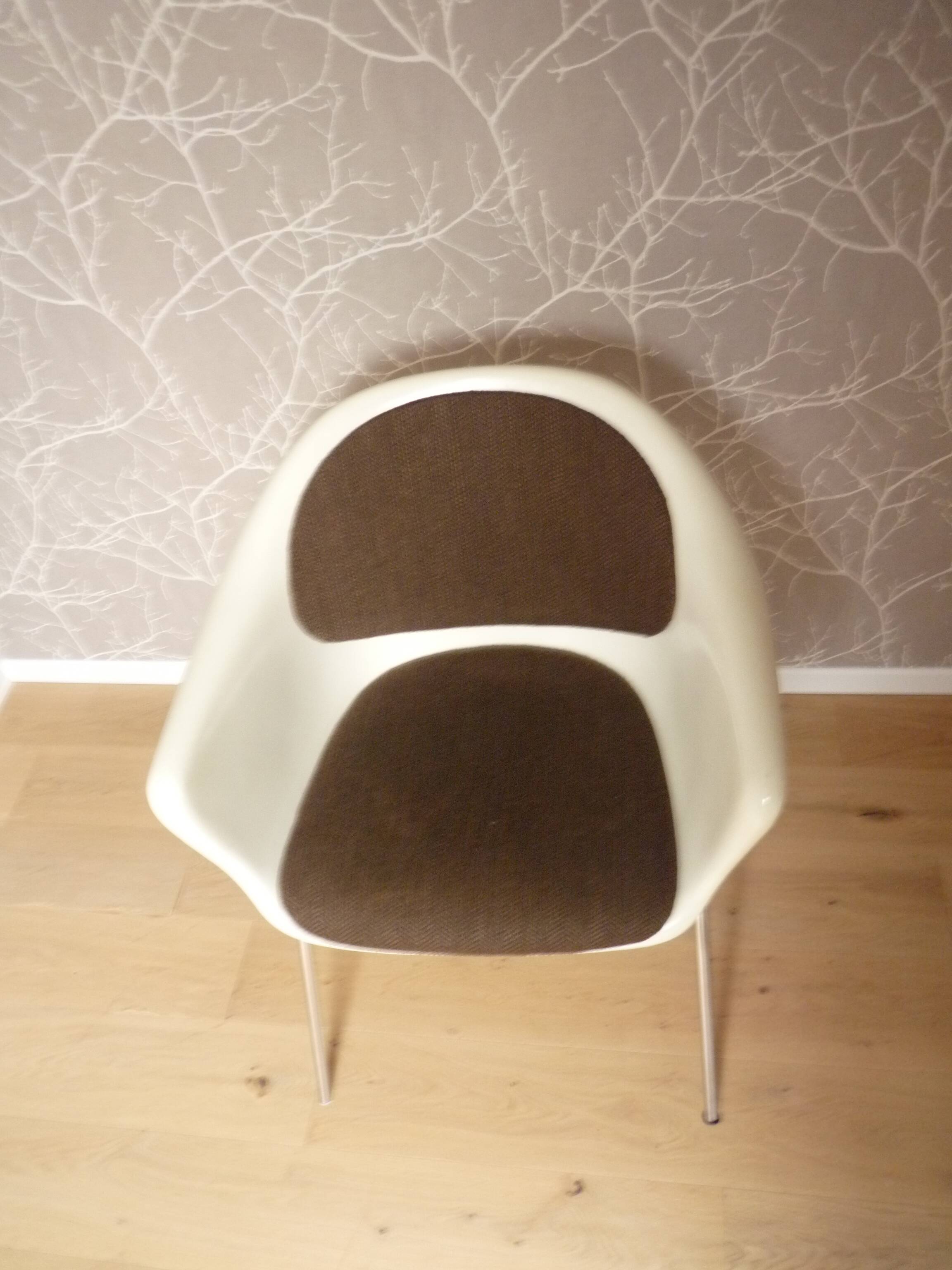 "Space Age" fiberglass armchair
