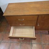Vintage oak sideboard from the 60s