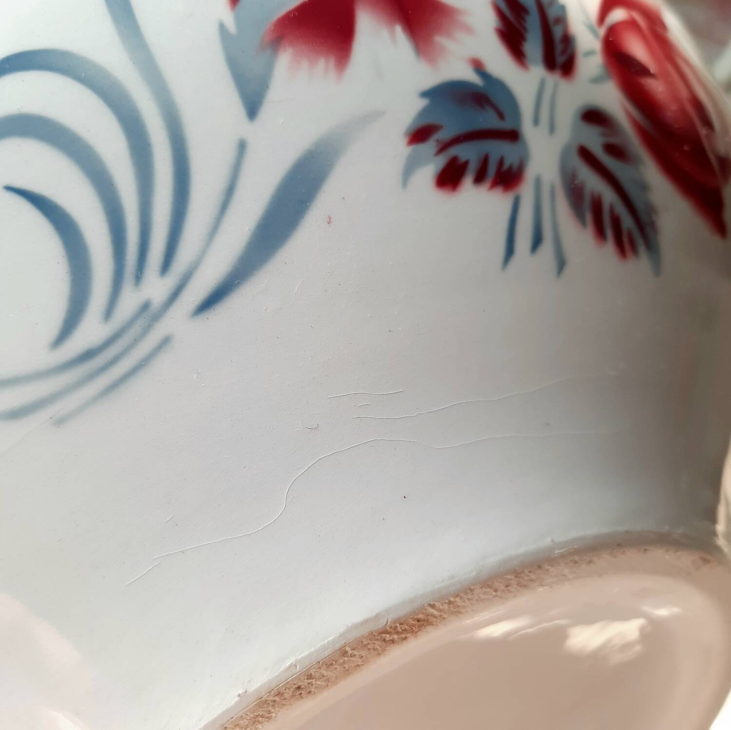 Mismatched old soup plates accompanied by a soup tureen