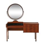 Dressing table - round mirror - 60s