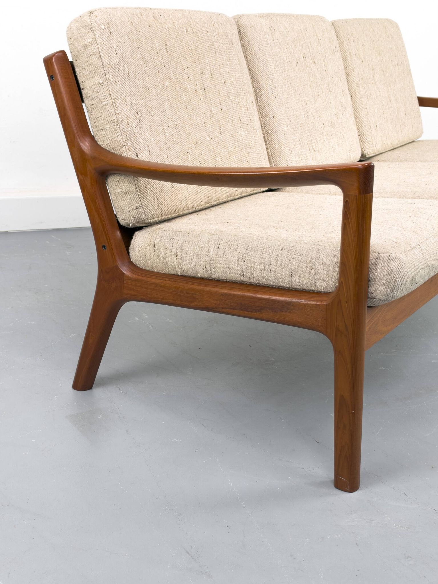 3-Seater Senator Sofa in Teak by Ole Wanscher for Cado, 1975