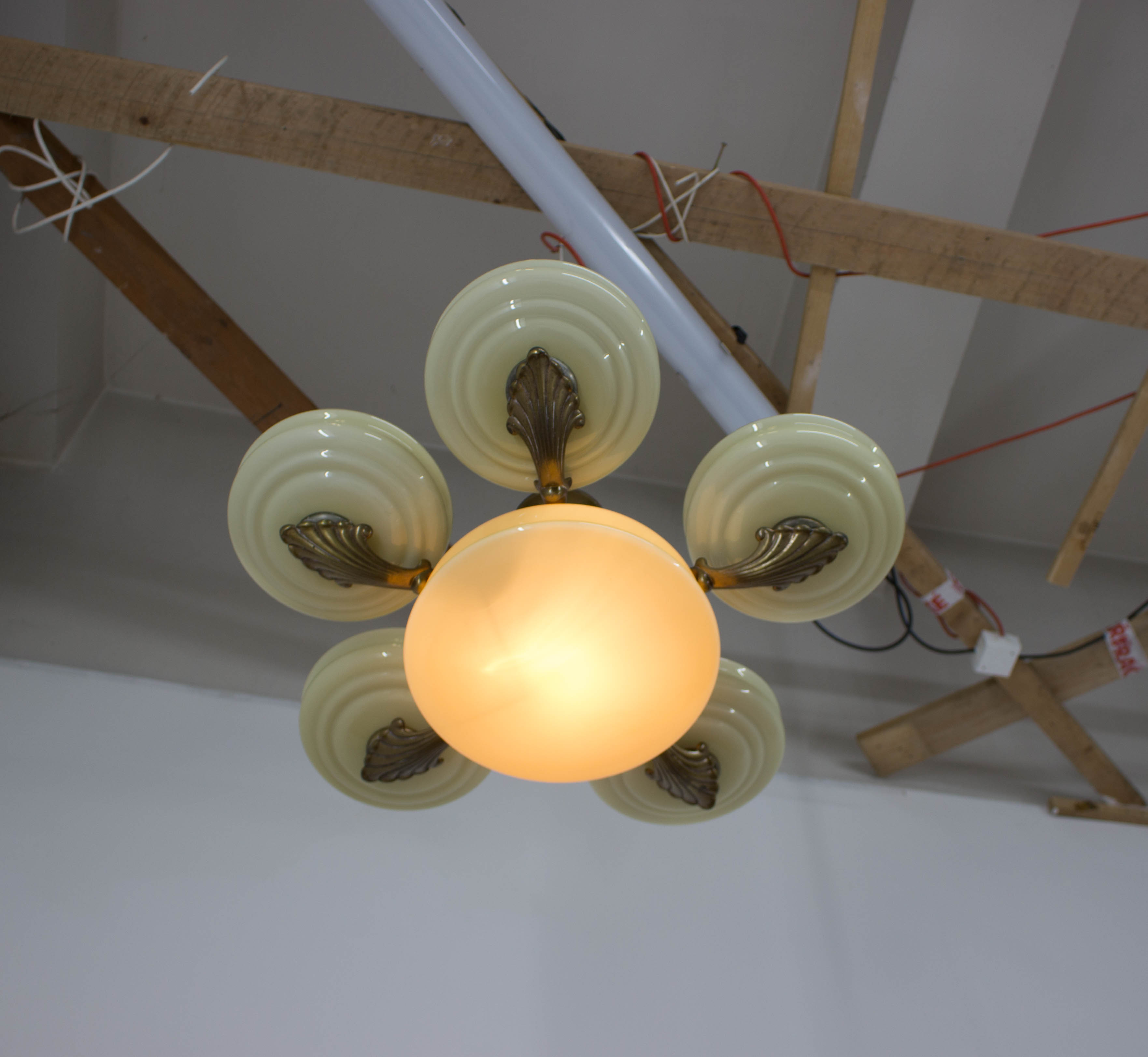 Art deco chandelier, 1930s