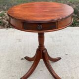 English style round side table lion claw 60cm
