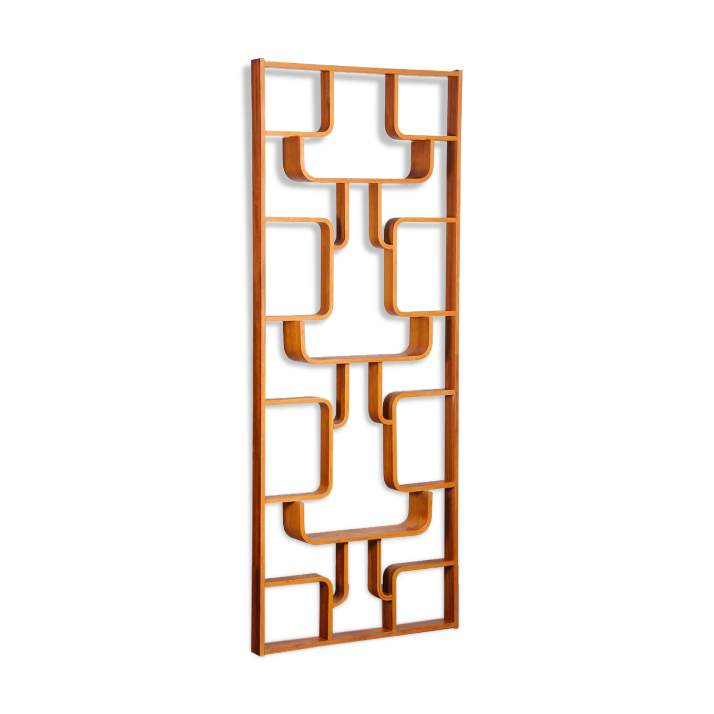 Claustra vintage, Czech mahogany made by Ludvik Volak, 1960