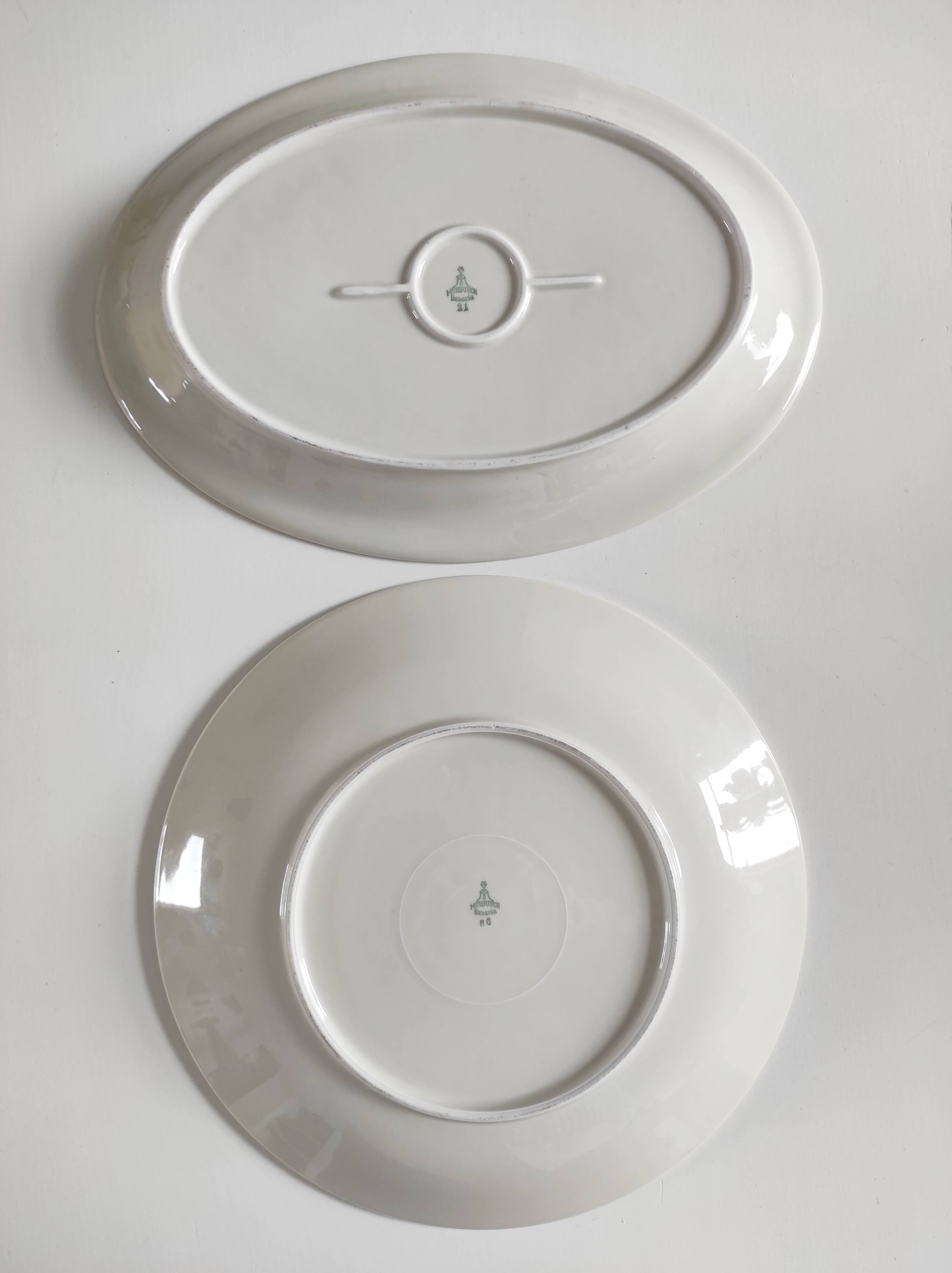 Two German Bavaria porcelain dishes