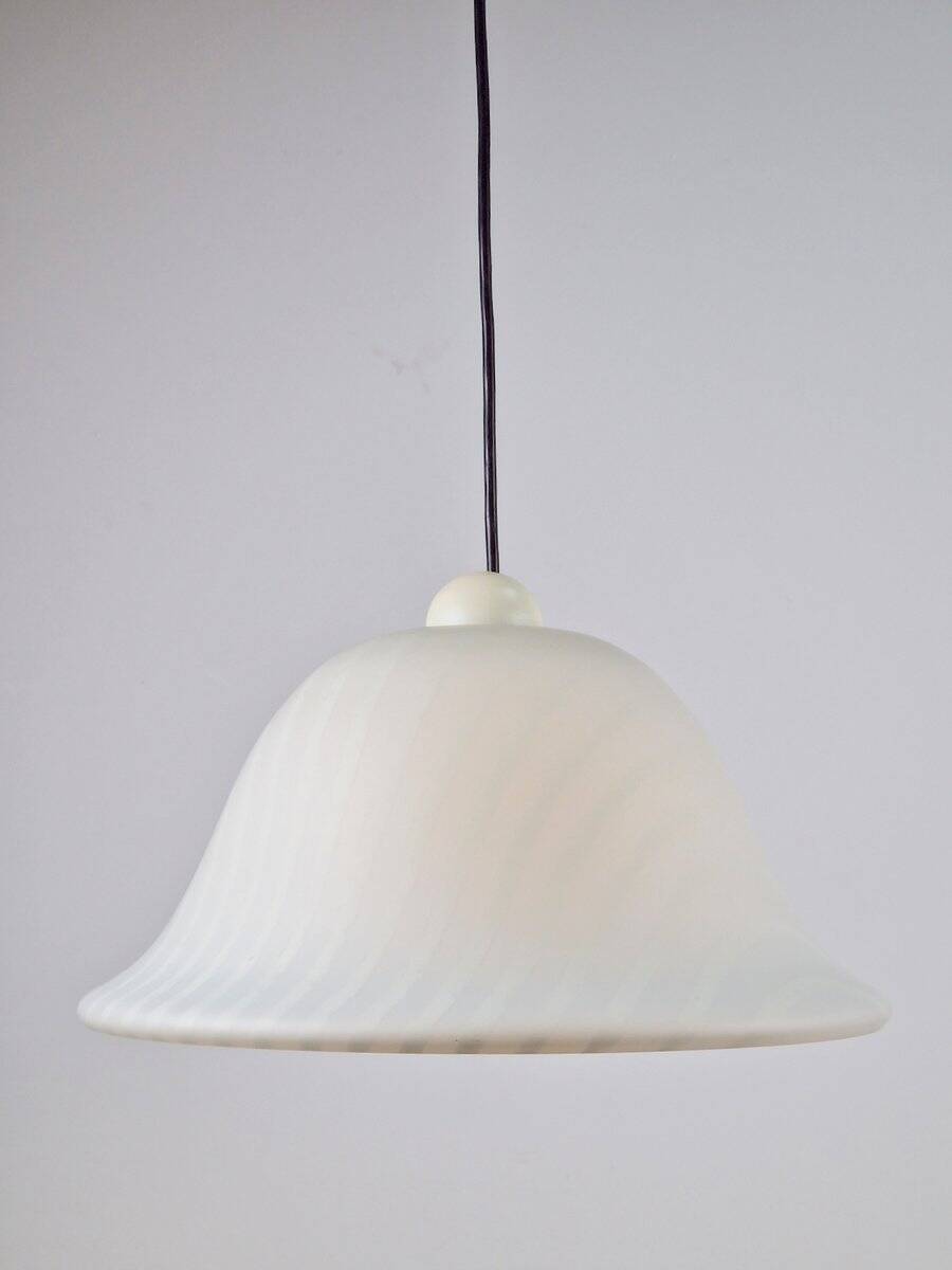 Vintage Pendant Zebra Lamp from Peill & Putzler, 1960s
