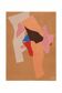 Hand-tufted wool rug by Tisca, signed "ILES", France, 1990s.