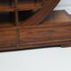 Vintage Asian teak bookcase