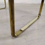 Golden sofa end table