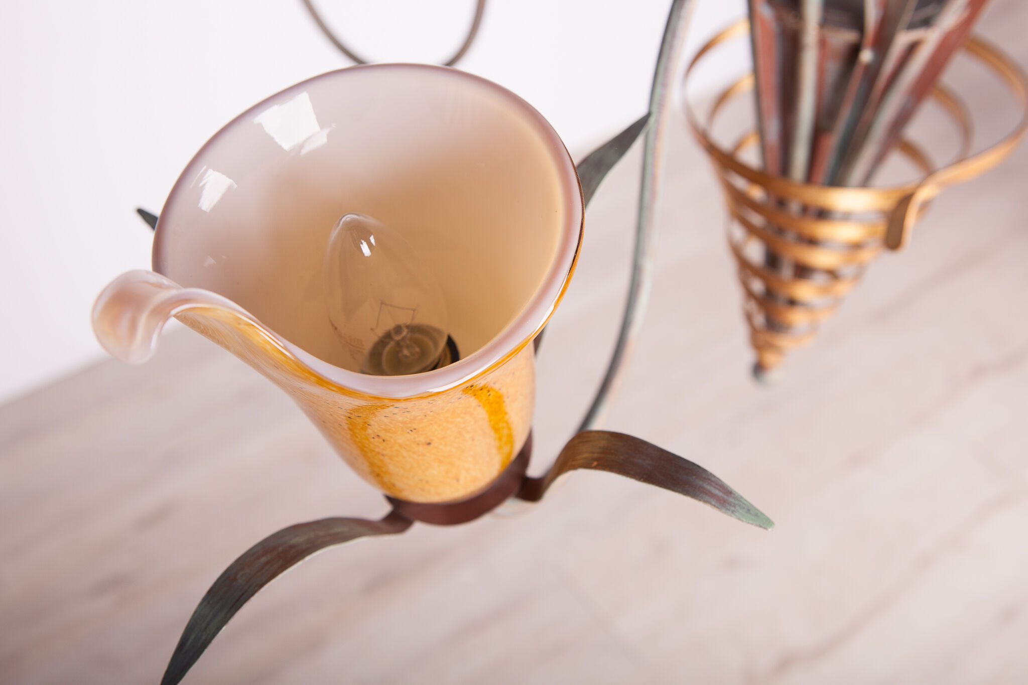 Italian Hollywood Regency Chandelier, 1970s