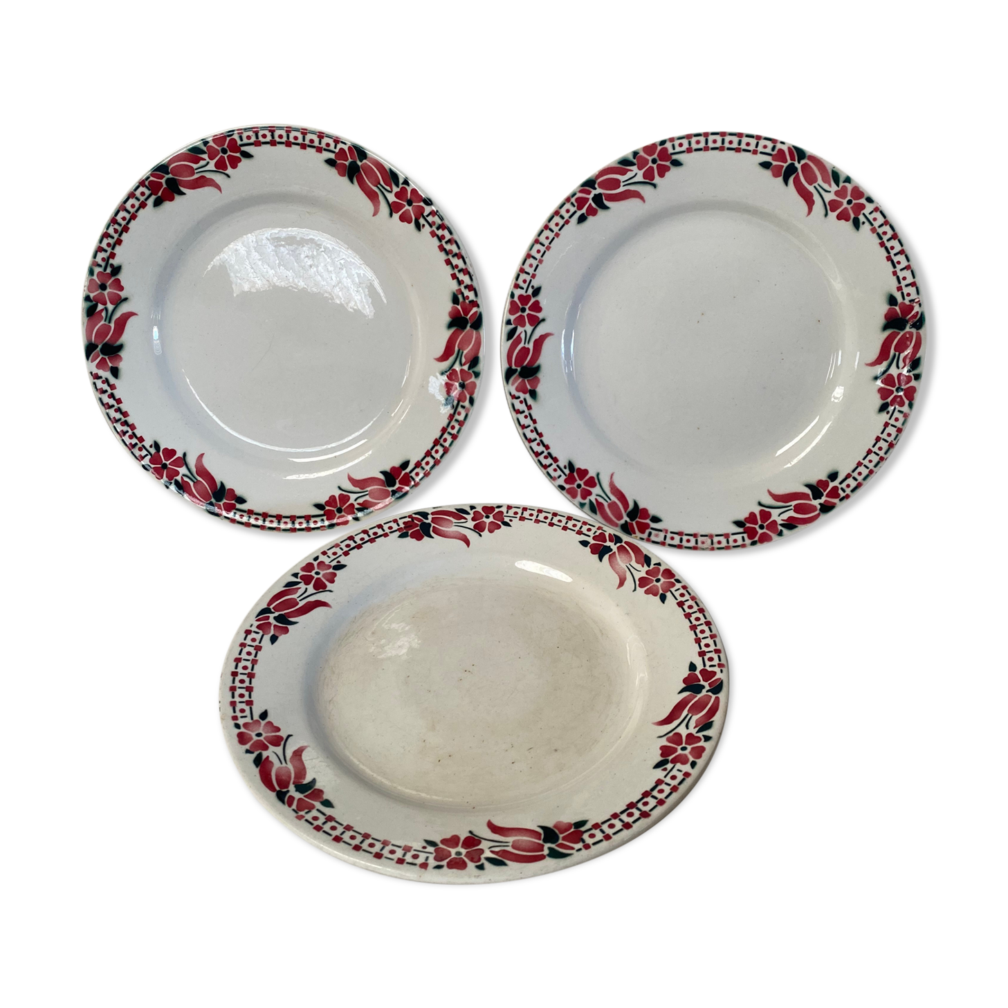3 plates Saint Amand