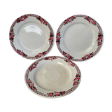 3 plates Saint Amand