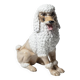 Caniche en céramique, Italie années 60
