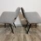 Mid-century restored pair of armchairs