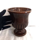 Medici vase planter in brown ceramic