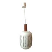 Vintage opaline pendant lamp