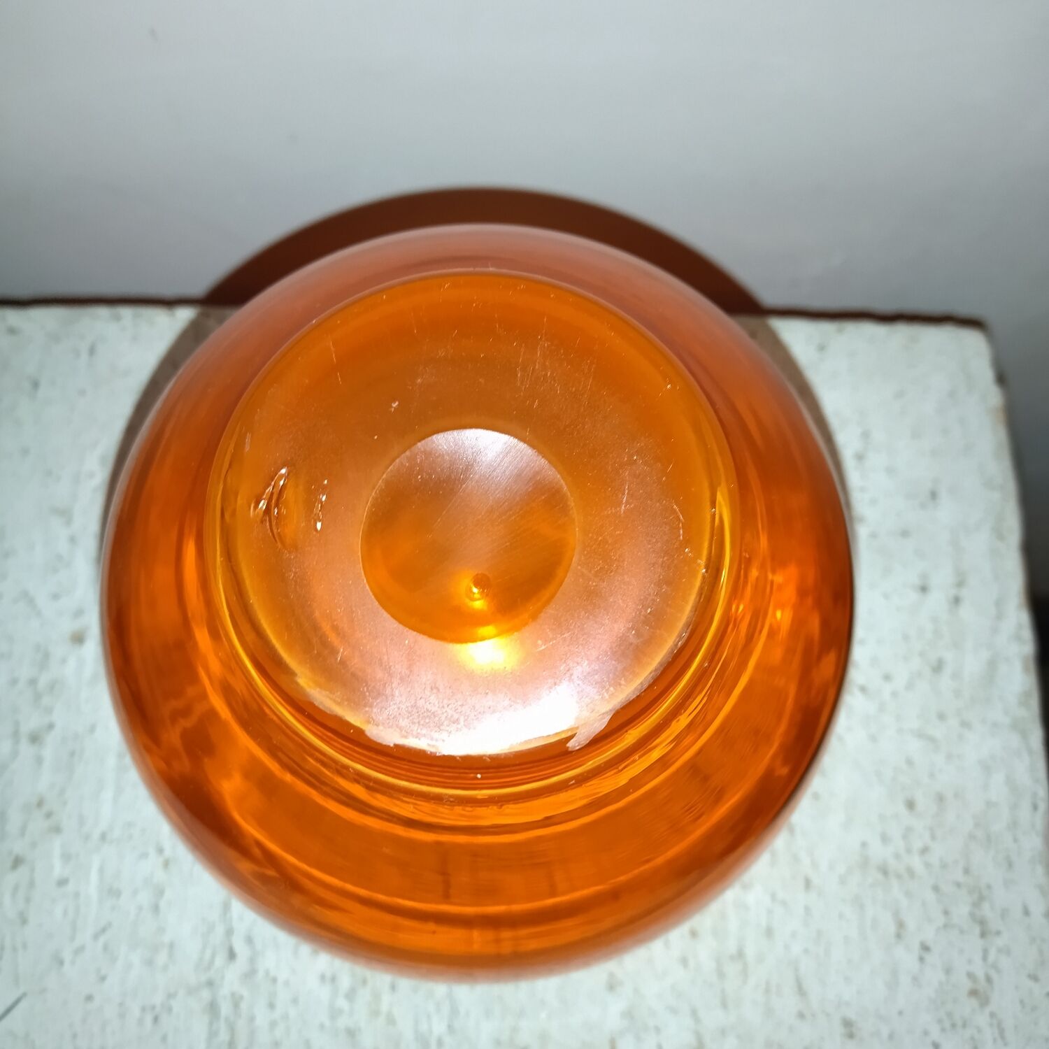 Vase en verre soufflé