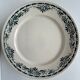 5 assiettes plates Badonviller modèle Sousse