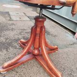 Vintage wooden antique office chair