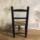 Chaise enfant bois et paille