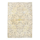 7x10 Turkish Oriental Pattern Light Yellow & Brown Vintage Rug, 215x320Cm