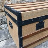 19th century travel trunk