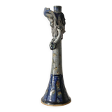 Anthropomorphic ceramic candlestick