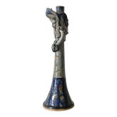 Anthropomorphic ceramic candlestick
