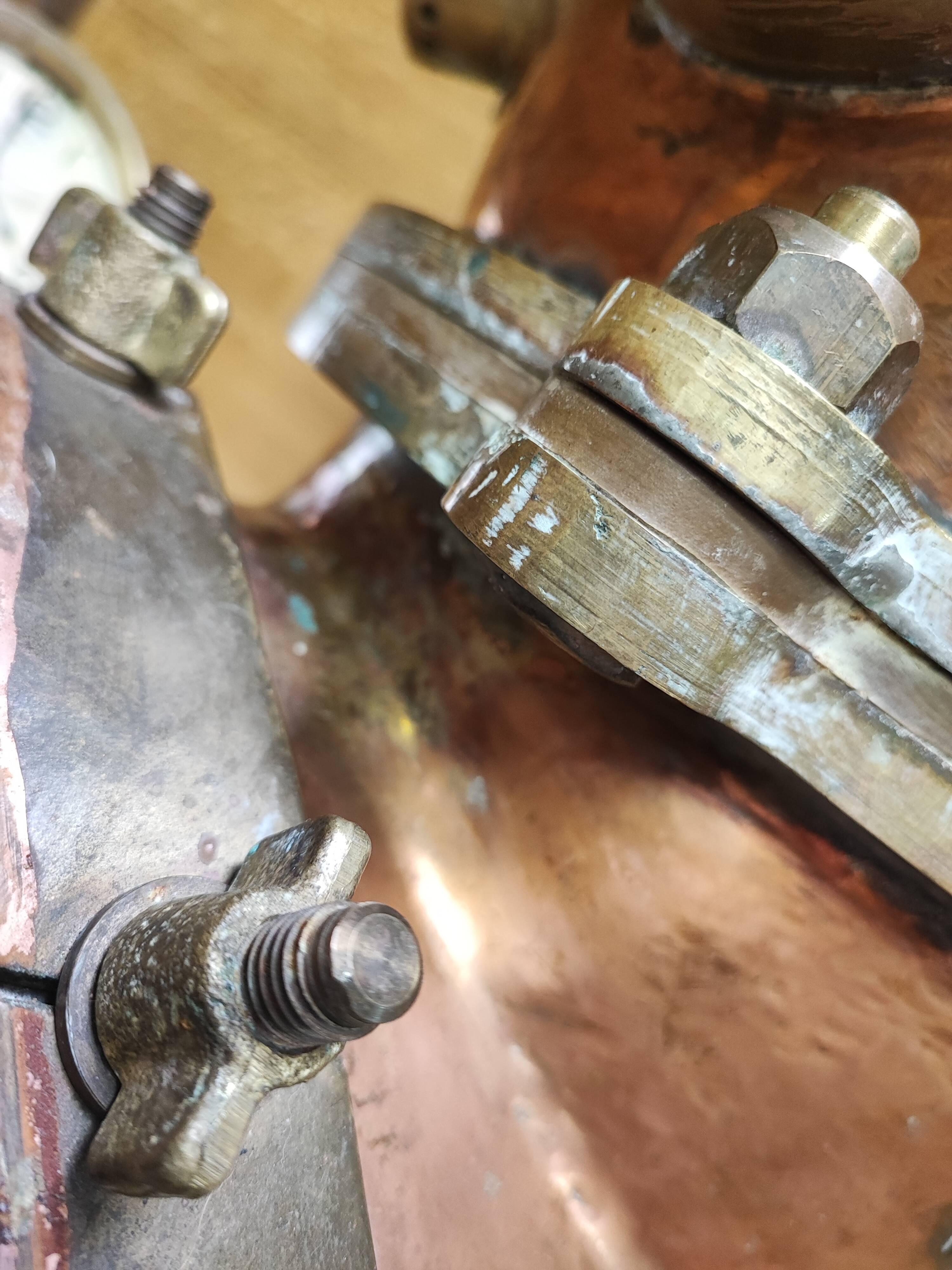 Old Russian diver's helmet